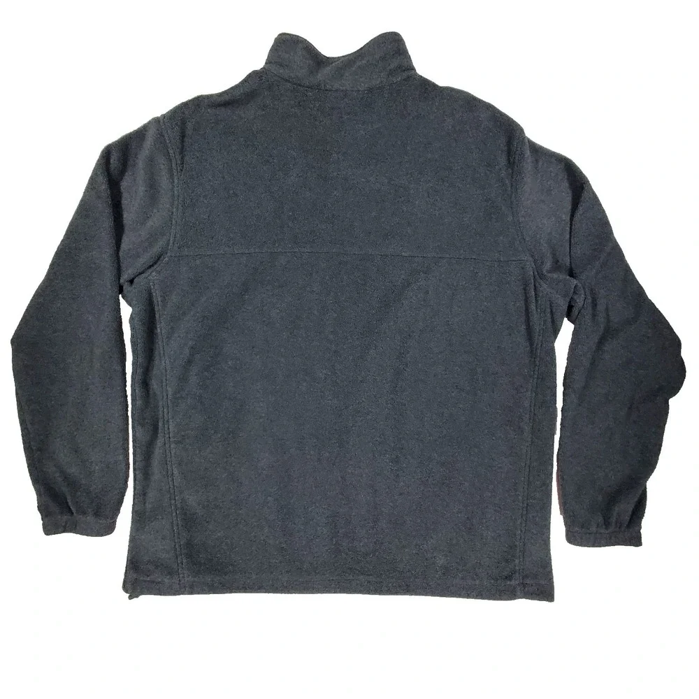 Columbia Fleece Jacket Men's 3XT Gray Full Zip‎ Outdoor Hiking